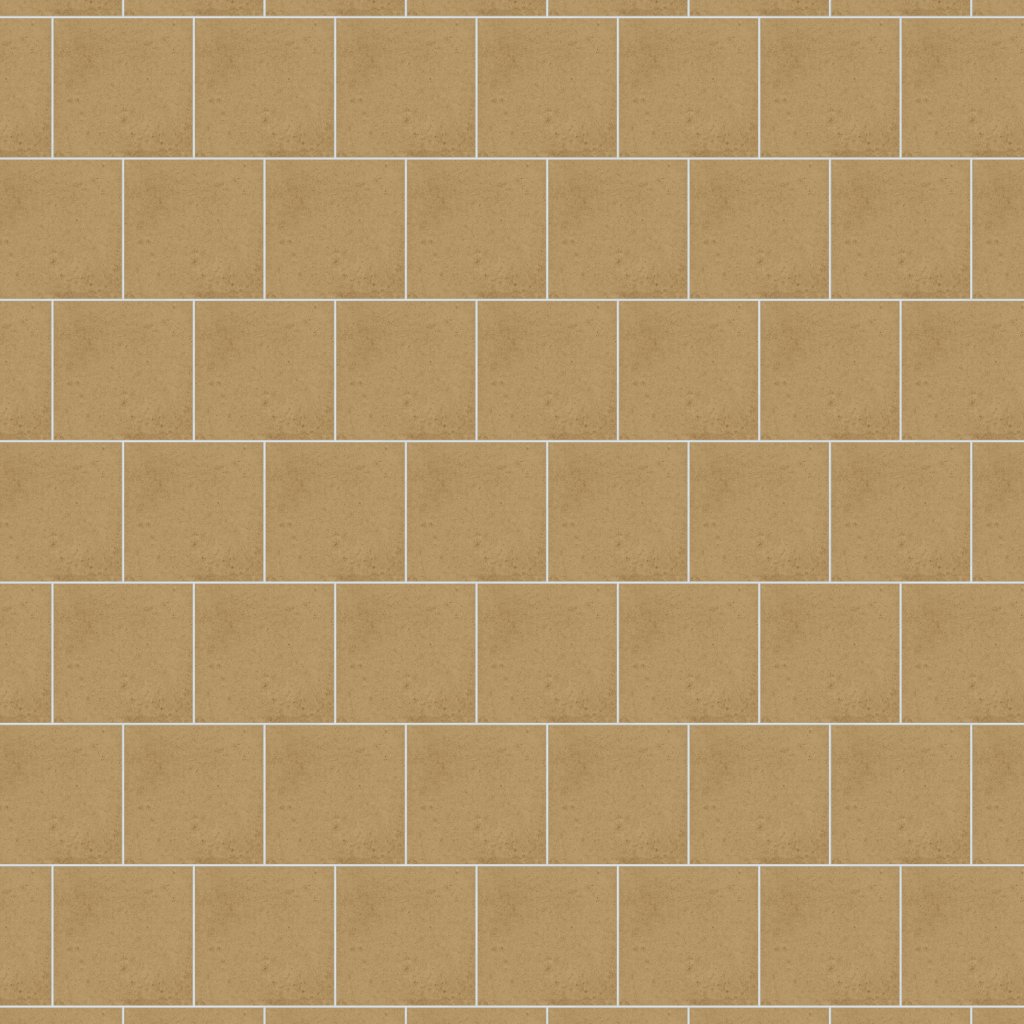 Daltile Quartetto Ocra, Square, 8X8, Matte - Ocra