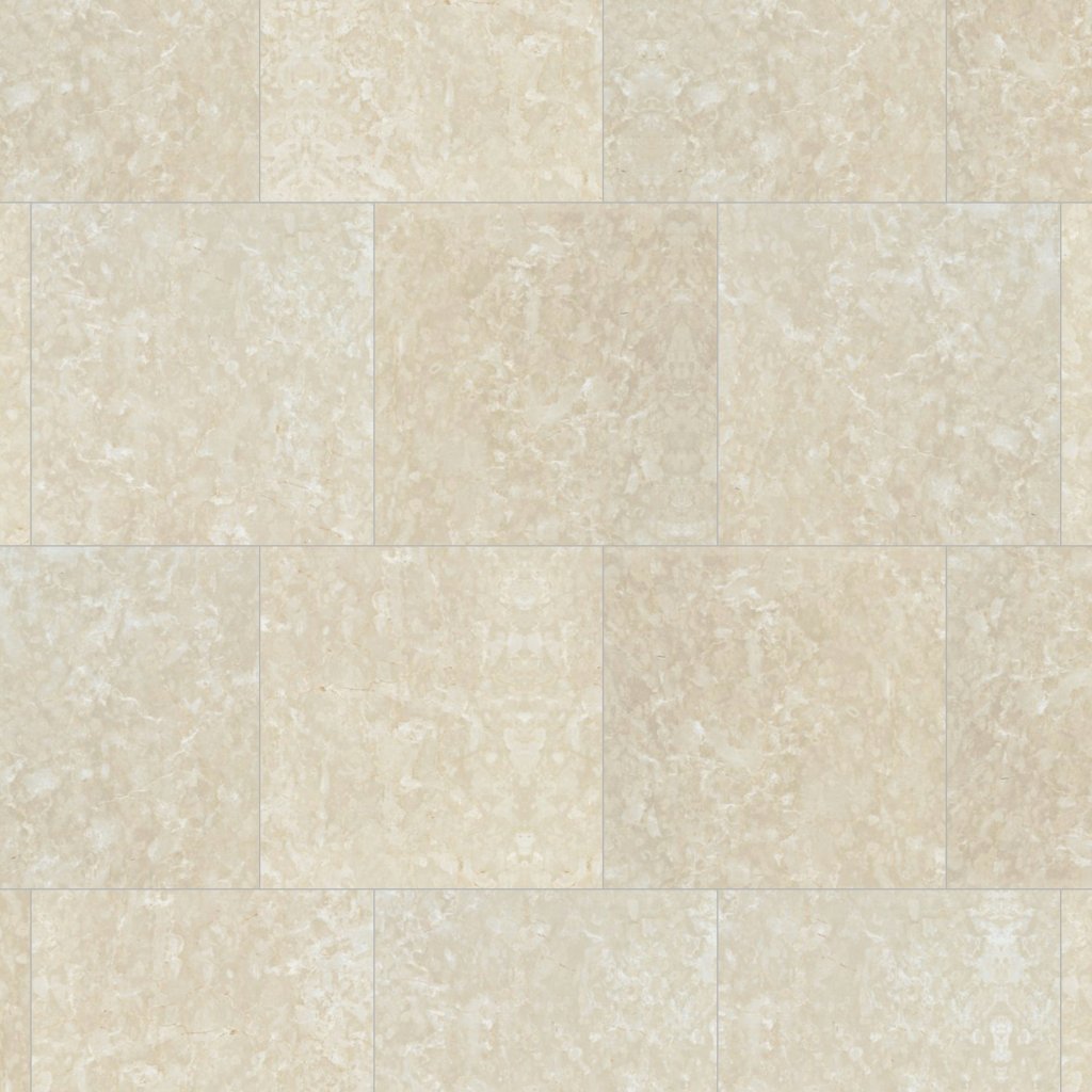 American Olean Marble - Botticino Fiorito, Square, 18X18, Polished (M704) - Botticino Fiorito