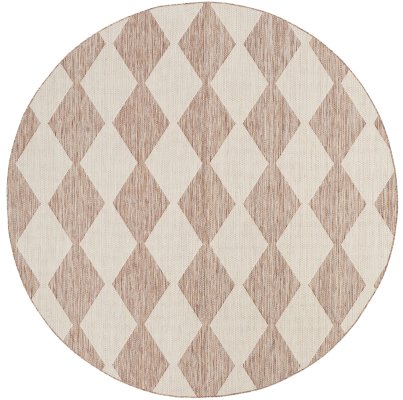 Nourison Home Nourison Positano POS04 8' x Square Beige Modern Rug - 6' Round