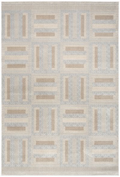 Nourison Home Nourison Nordic NRC11 8' x 10' Grey Multicolor Modern Indoor Rug - 4' x 6'