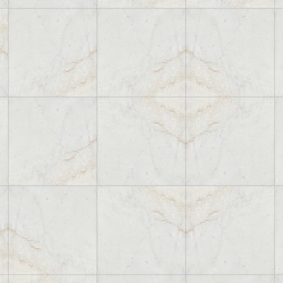 Marble Systems White Pearl Honed Marble Tile 18x18 - White Pearl - 18" x 18" x 3/8"