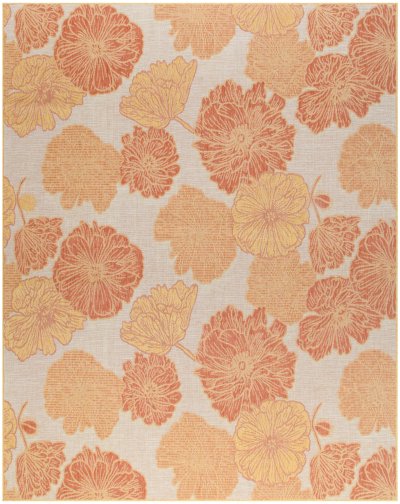Nourison Home Nourison Garden Oasis GOA04 10' x 14' Coral Tropical Rug - 9' x 12'