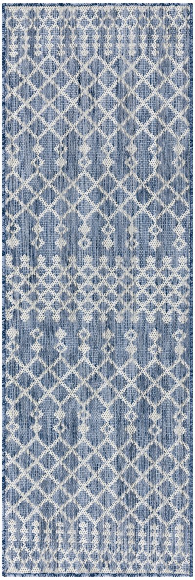 Nourison Home Nourison Positano POS02 6' x Round Navy Blue Modern Rug - 2' x 6'