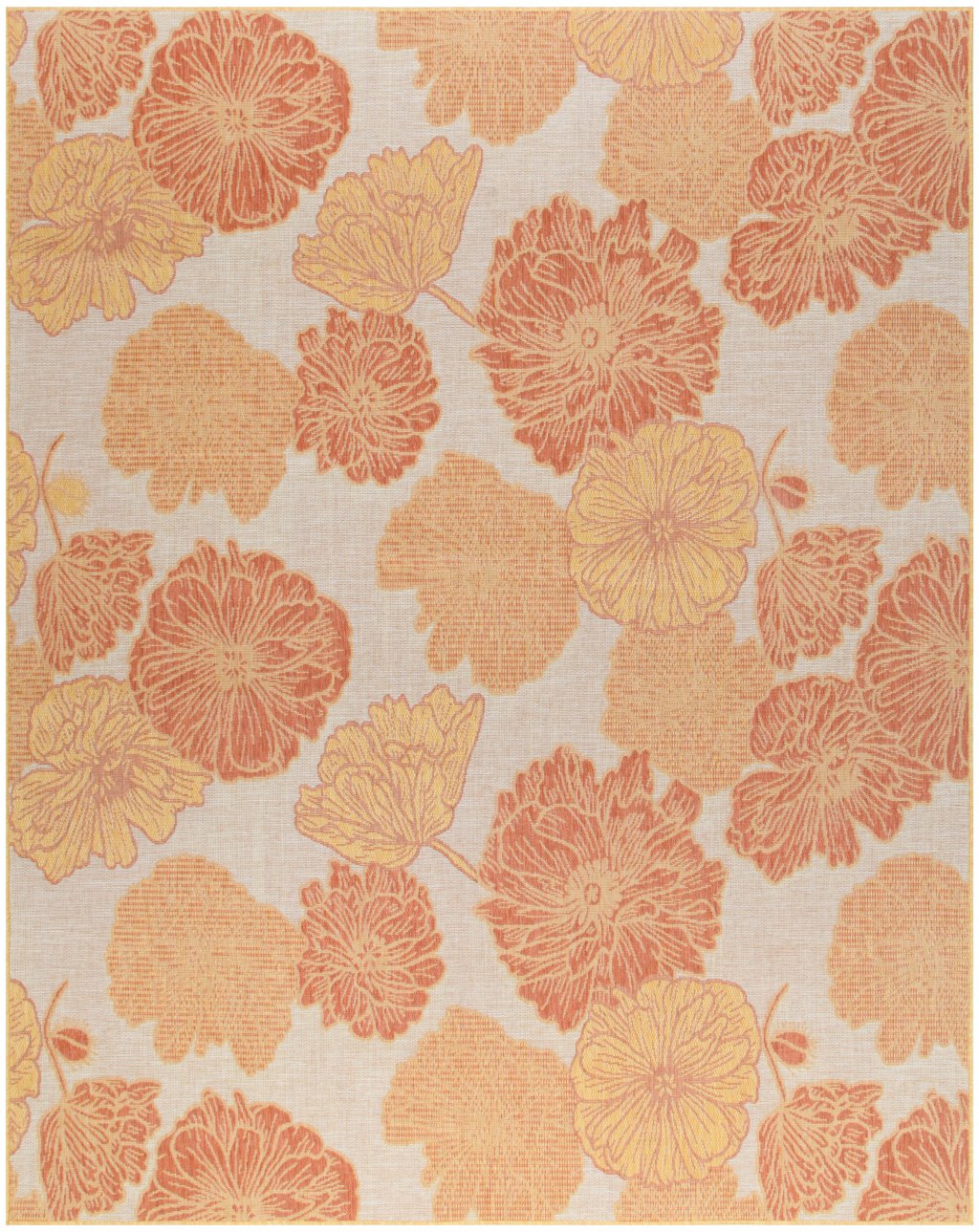 Nourison Home Nourison Garden Oasis GOA04 10' x 14' Coral Tropical Rug