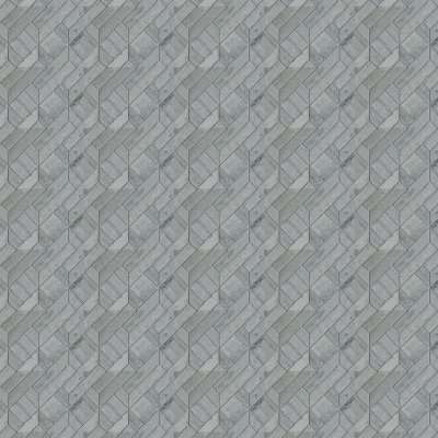Marble Systems Haisa Blue Honed Fontainebleau Parquet Marble Mosaic 8x7 1/2 - Haisa Blue - 8" x 7 1/2" x 3/8"