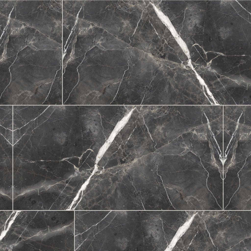 Qualis Ceramica Royal Stoneworks 24X48 Tuscan Forge Vein Polished