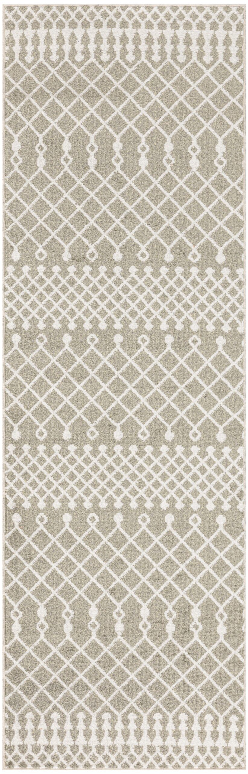 Nourison Home Nourison Astra Machine Washable ASW10 2'2" x 8' Sage Bohemian Indoor Rug