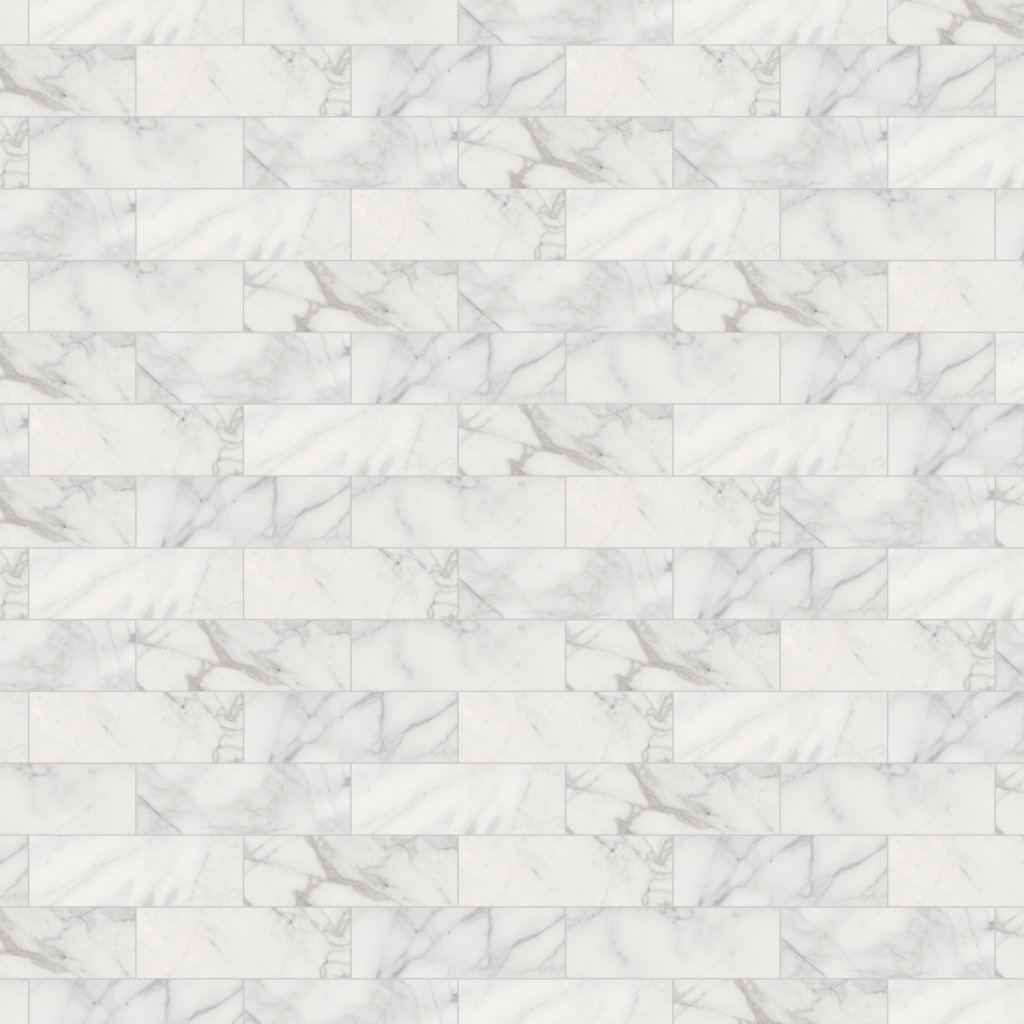 MSI Calacatta Marble Subway Tile 4X12 - Cressa