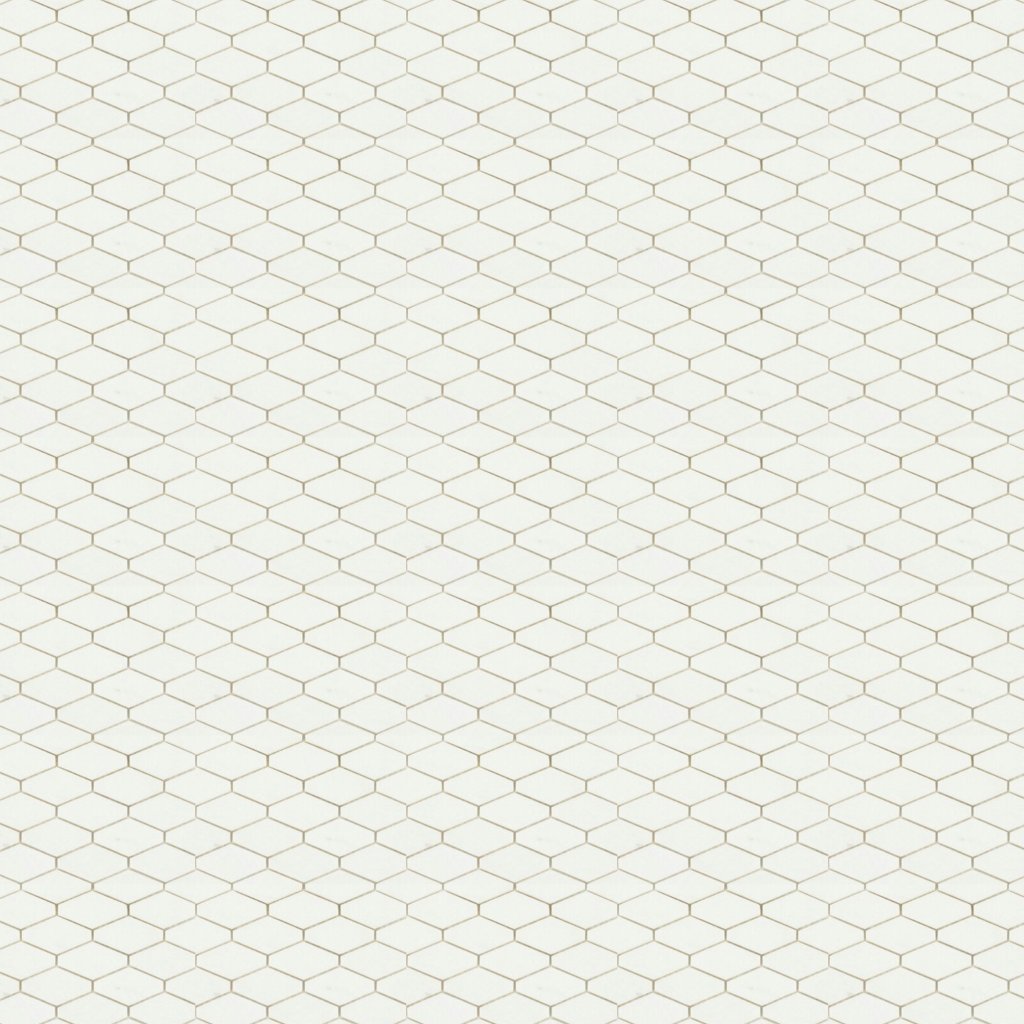 Qualis Ceramica Hamptons Collection Solitaire Mosaic Thassos