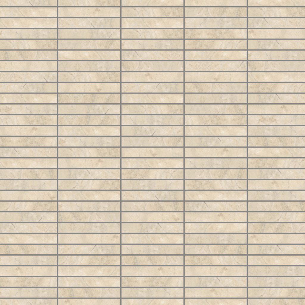Emser Tile TERRAMOR HONED STACKED MOSAIC -POR - Avorio