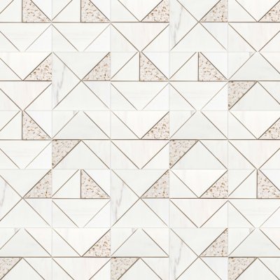 Qualis Ceramica Hamptons Collection Summit Mosaic - 12" x 12"