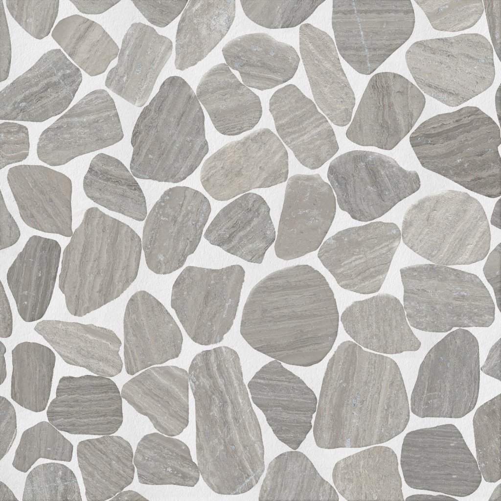 Emser Tile CULTURA HONED MOSAIC -PEB - Gray