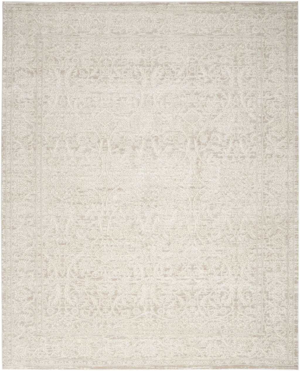 Nourison Home Nourison Renewed RNW03 9' x 12' Ivory Beige Vintage Indoor Rug