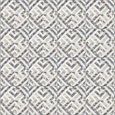 Marble Systems Snow White, Calacatta Picasso Honed Ponte Marble Mosaic 14 5/16x14 5/16 - Calacatta Picasso - 14 5/16" x 14 5/16" x 3/8"