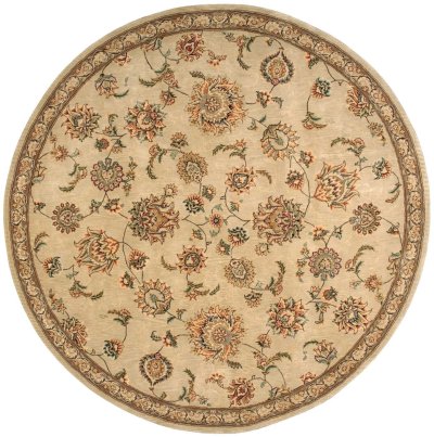 Nourison Home Nourison Nourison 2000 2360 2'6" x 12' Beige Traditional Indoor Rug - 8' Round