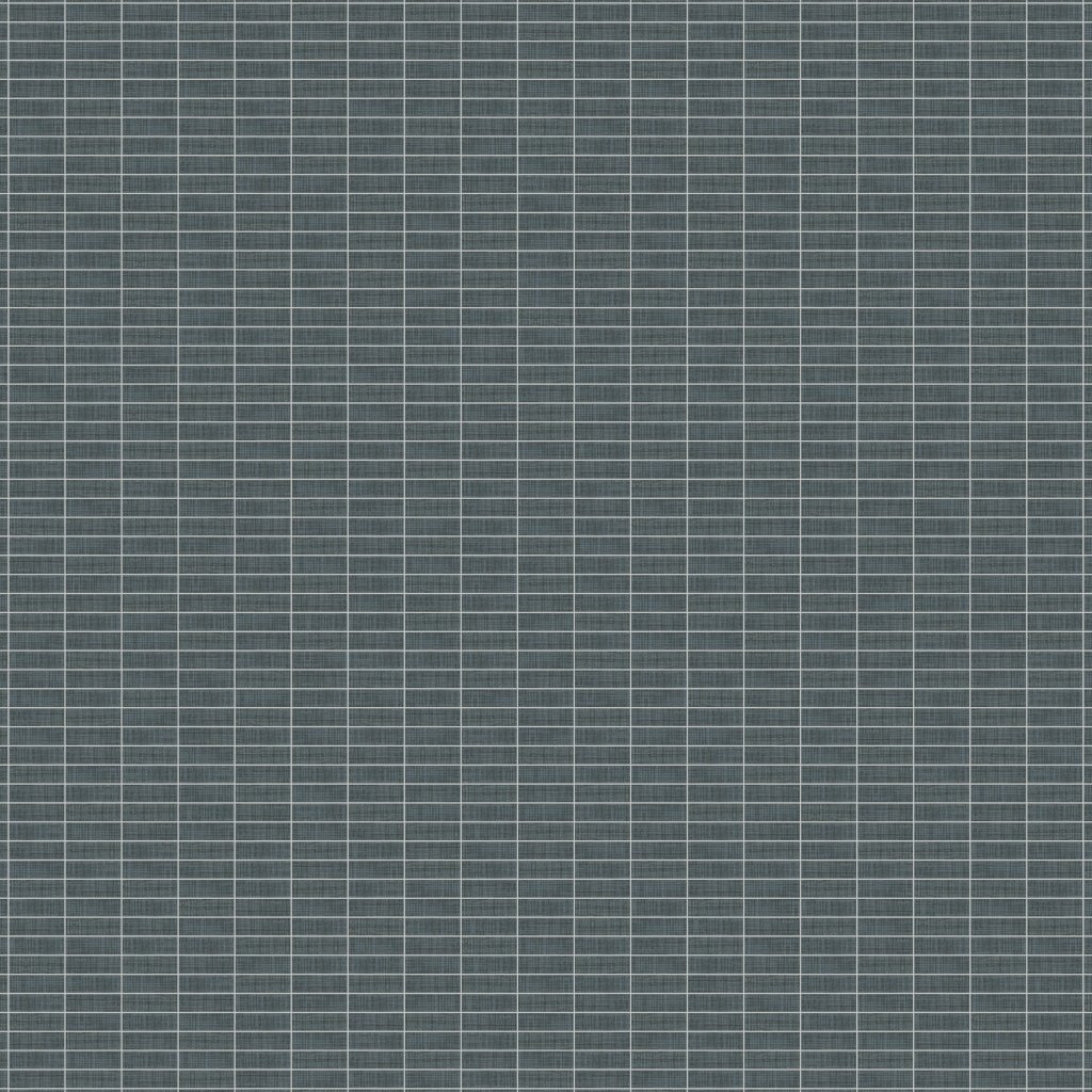 Daltile Fabric Art Modern Textile Midnight Blue, Straight Joint, 1X3, Matte - Modern Textile Midnight Blue