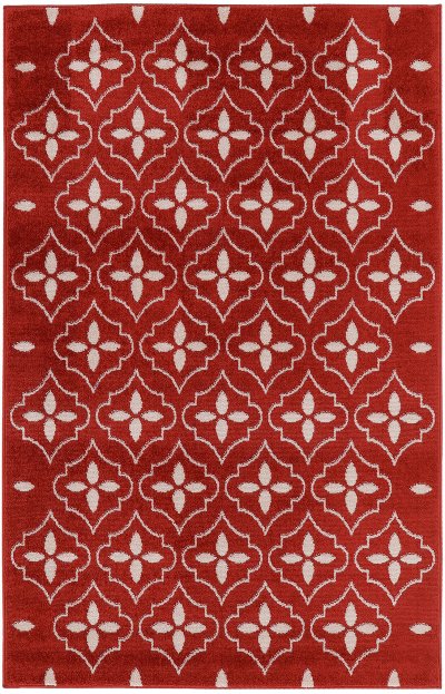 Nourison Home Nourison Sandy SDY04 5' x 7' Brick Ivory Modern Rug - 4' x 6'