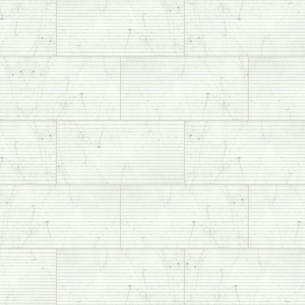 Qualis Ceramica Eterna Bianco 12x24 Honed Curva
