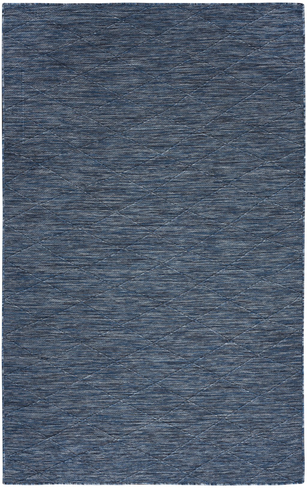 Nourison Home Nourison Washable Solutions WSL01 4' x 6' Navy Blue Modern Rug