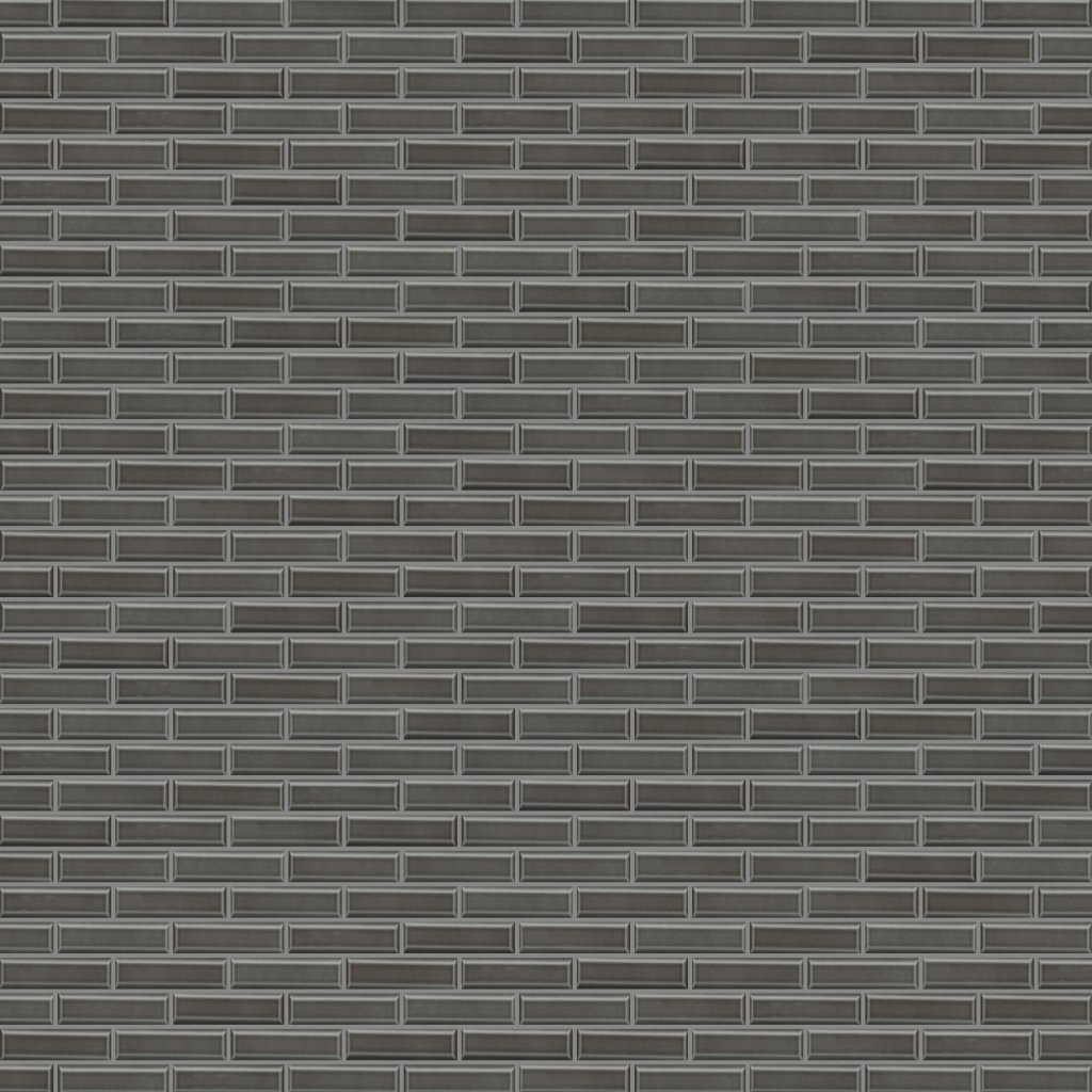 Emser Tile KINETIC GLOSSY BEVELLED MOSAIC -CER - Mink