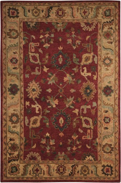 Nourison Home Nourison Tahoe TA08 8'6" x 11'6" Red Traditional Indoor Rug - 3'9" x 5'9"