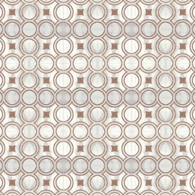 Qualis Ceramica Intarsio Tivoli 10X10 - 10" x 10"