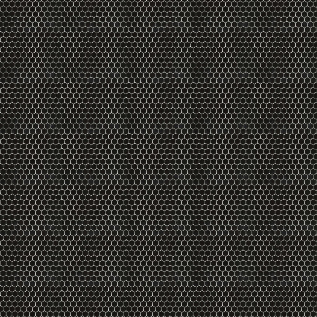 Marble Systems Alpine Glossy Penny Hexagon Porcelain Mosaic 10 1/8x11 5/8 - Alpine