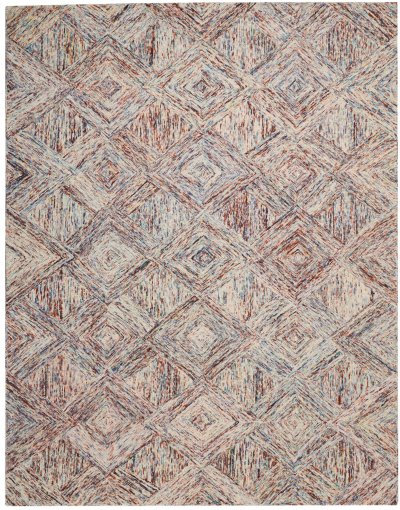 Nourison Home Nourison Linked LNK01 8' x 10'6" Multicolor Modern Indoor Rug - 8' x 10'6"
