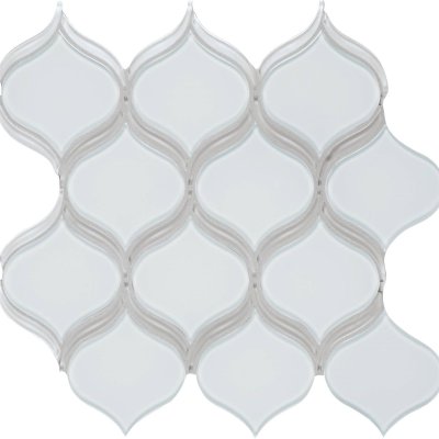 Qualis Ceramica Element Ice Arabesque Mosaic - 11" x 12"
