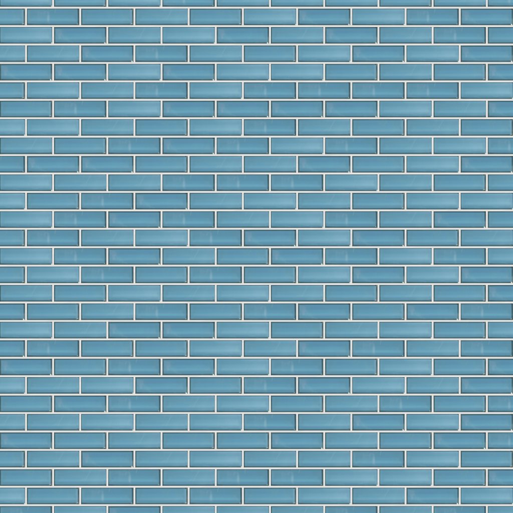 MSI Haiku Glass Subway Tile 2X6 - Sapphire