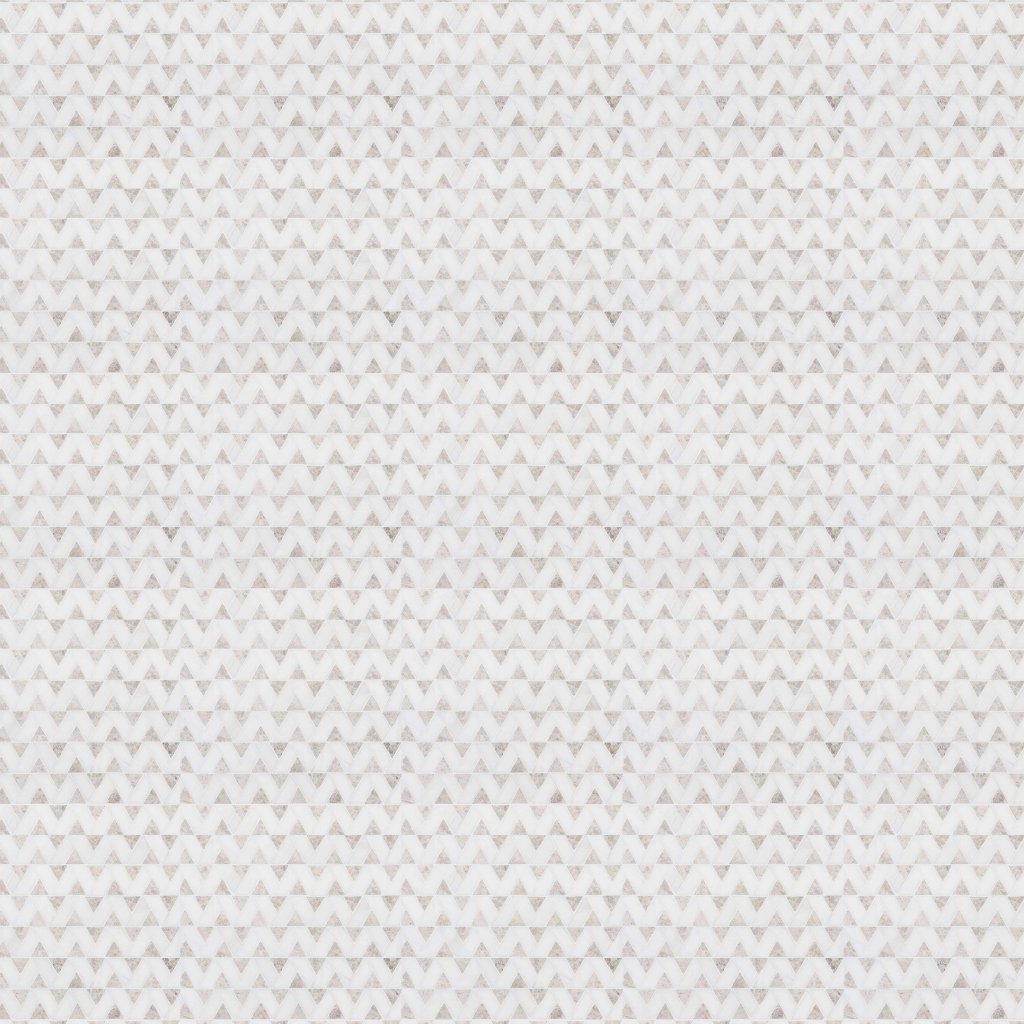 Marble Systems Silver Shadow, Snow White Honed Monte Marble Mosaic 12 3/8x12 3/8 - Silver Shadow, Snow White