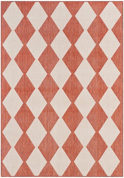 Nourison Home Nourison Positano POS04 2'2" x 12' Terracotta Modern Rug - 4' x 6'