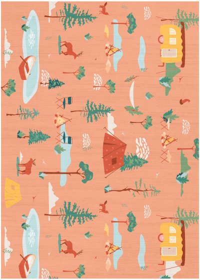 Nourison Home Nourison Imagination IMA21 3'5" x 5' Multicolor Kids Indoor Rug - 6'6" x 9'2"