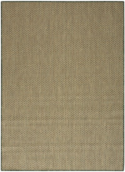 Nourison Home Nourison Courtyard COU01 2' x 6' Green Modern Rug - 5' x 7'