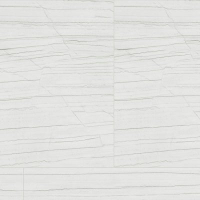 Qualis Ceramica Royal Stoneworks 48X110 Tuscan White Vein Honed - 48" x 110"