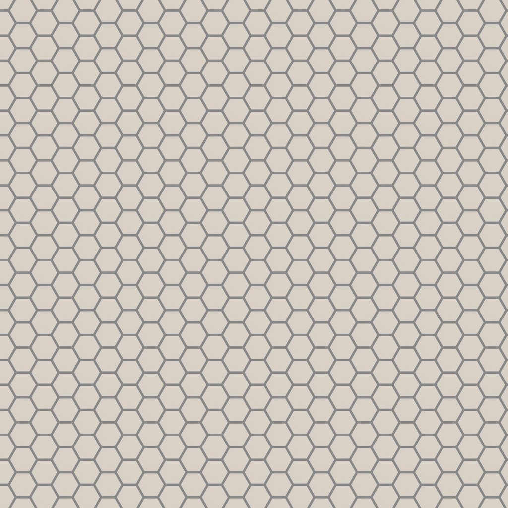 Emser Tile CATCH GLOSSY HEXAGON MOSAIC -POR - Fawn