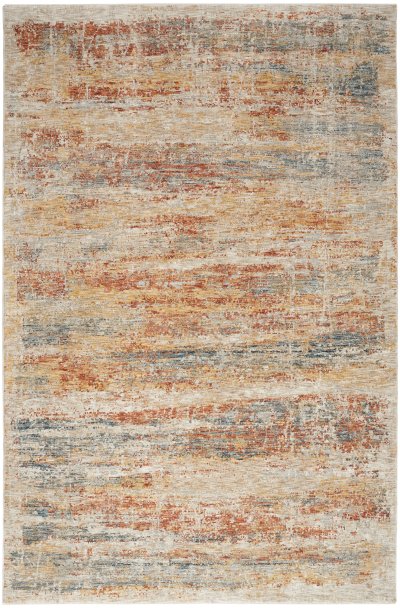 Nourison Home Nourison Sahar SHR04 7'10" x 10'4" Beige Blue Vintage Indoor Rug - 7'10" x 10'4"