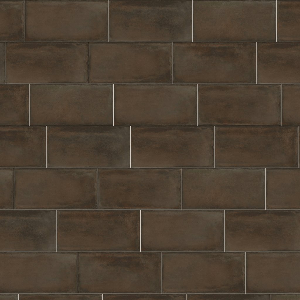 Qualis Ceramica Charleston Citadel Chocolate 8X16F - Brown