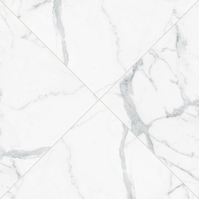 Qualis Ceramica Royal Stoneworks 48X48 Grandvein White Honed - Herringbone