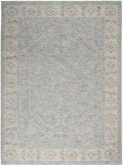 Nourison Home Nourison Asher ASR02 9'3" x 12'7" Blue Vintage Indoor Rug - 9'3" x 12'7"