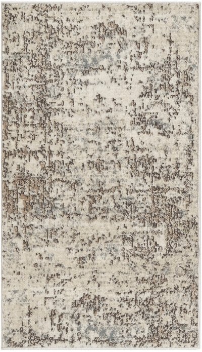 Nourison Home Nourison Concerto CNC17 3'9" x 5'9" Ivory Beige Modern Indoor Rug - 2'2" x 3'9"