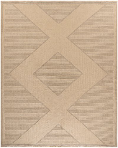 Nourison Home Nourison Washable Organic WSO01 7'10" x 9'10" Natural Beige Modern Indoor Rug - 7'10" x 9'10"