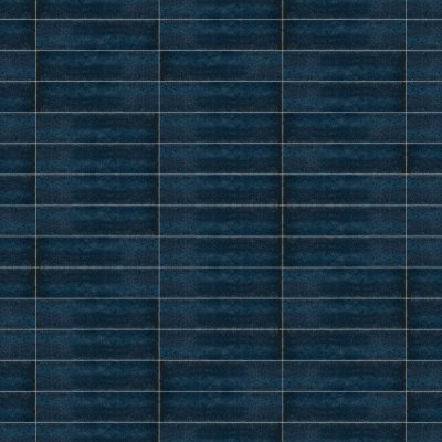 Marble Systems Sea Blue Crackled Ceramic Tile 4x16 - Sea Blue - 4" x 16" x 5/8"