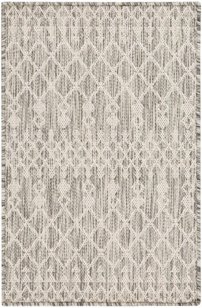 Nourison Home Nourison Positano POS02 2'2" x 8' Light Grey Modern Rug - 2' x 3'