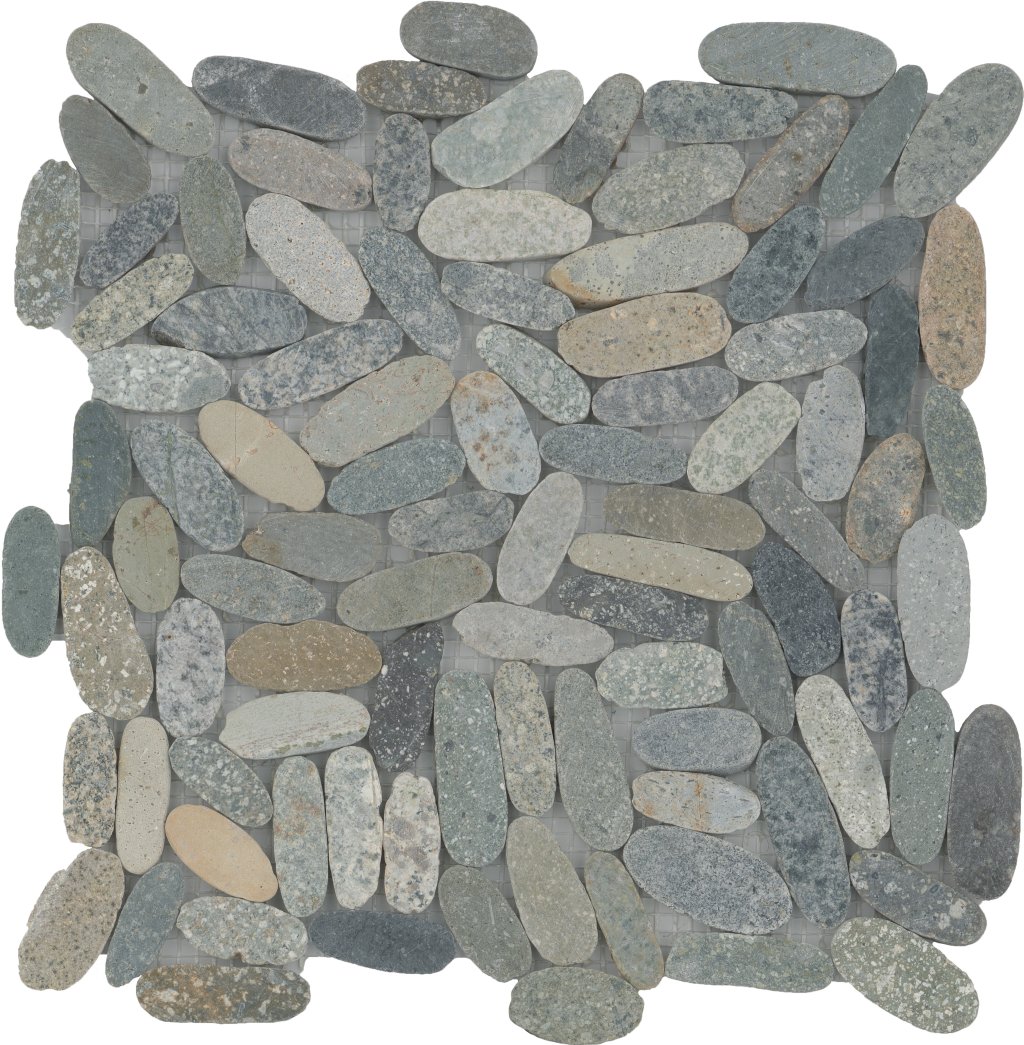 Emser Tile VENETIAN FLAT PEBBLES MOSAIC -PEB - Multicolor
