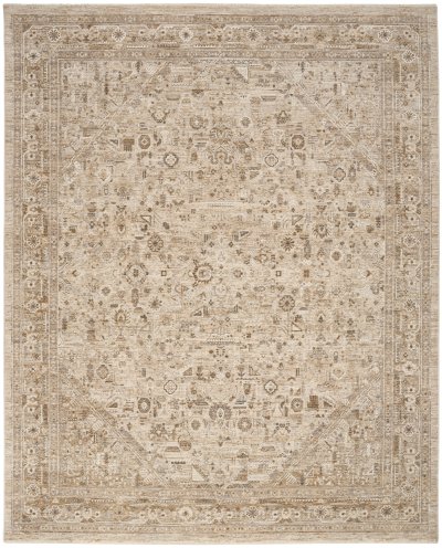 Nourison Home Nourison Retreat RET03 5'3" x 7'6" Beige Vintage Indoor Rug - 7'10" x 10'