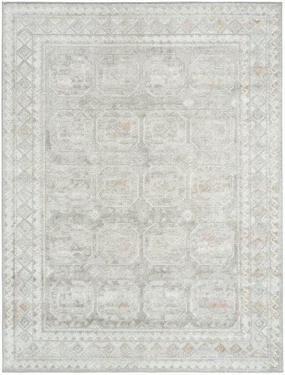 Nourison Home Nourison Dekor DEK01 5'3" x 7' Grey Vintage Indoor Rug - 5'3" x 7'
