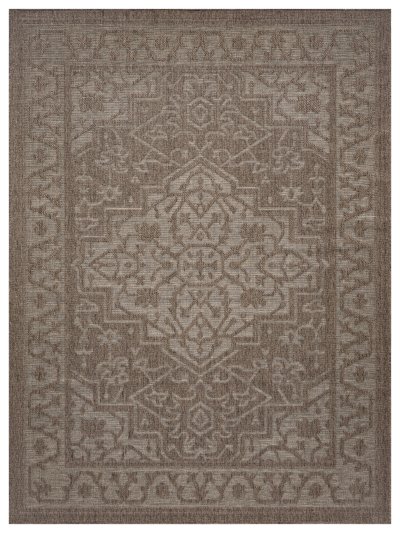 Nourison Home Nourison Tulum TLM05 4' x 6' Brown Outdoor Rug - 9' x 12'