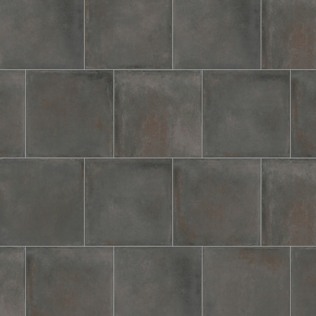 Qualis Ceramica Charleston Palms Steel 16X16F