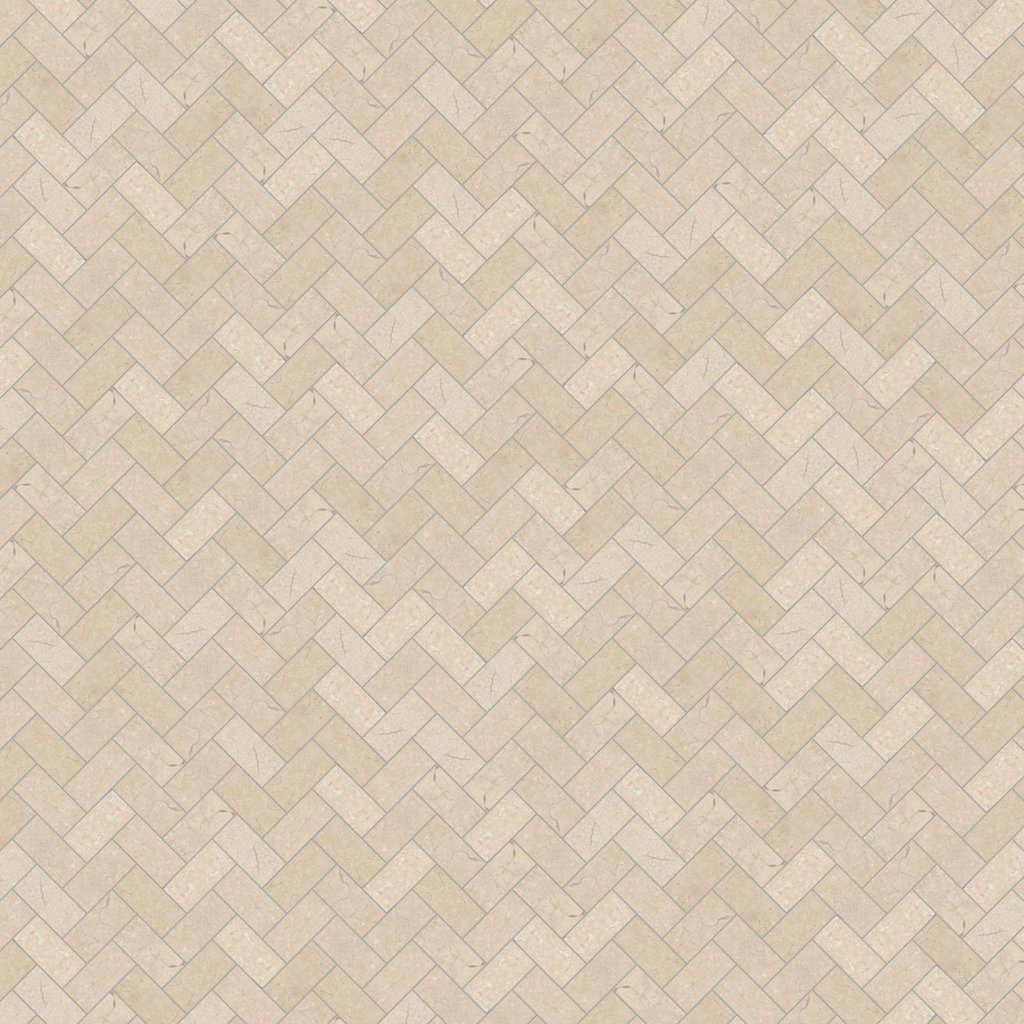 Marble Systems Desert Cream Honed Herringbone 1x2 Marble Mosaic 11x11 - Desert Cream